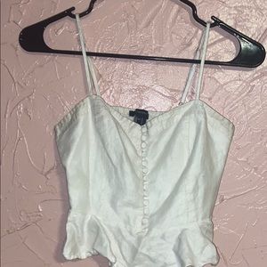 Cute white tank top